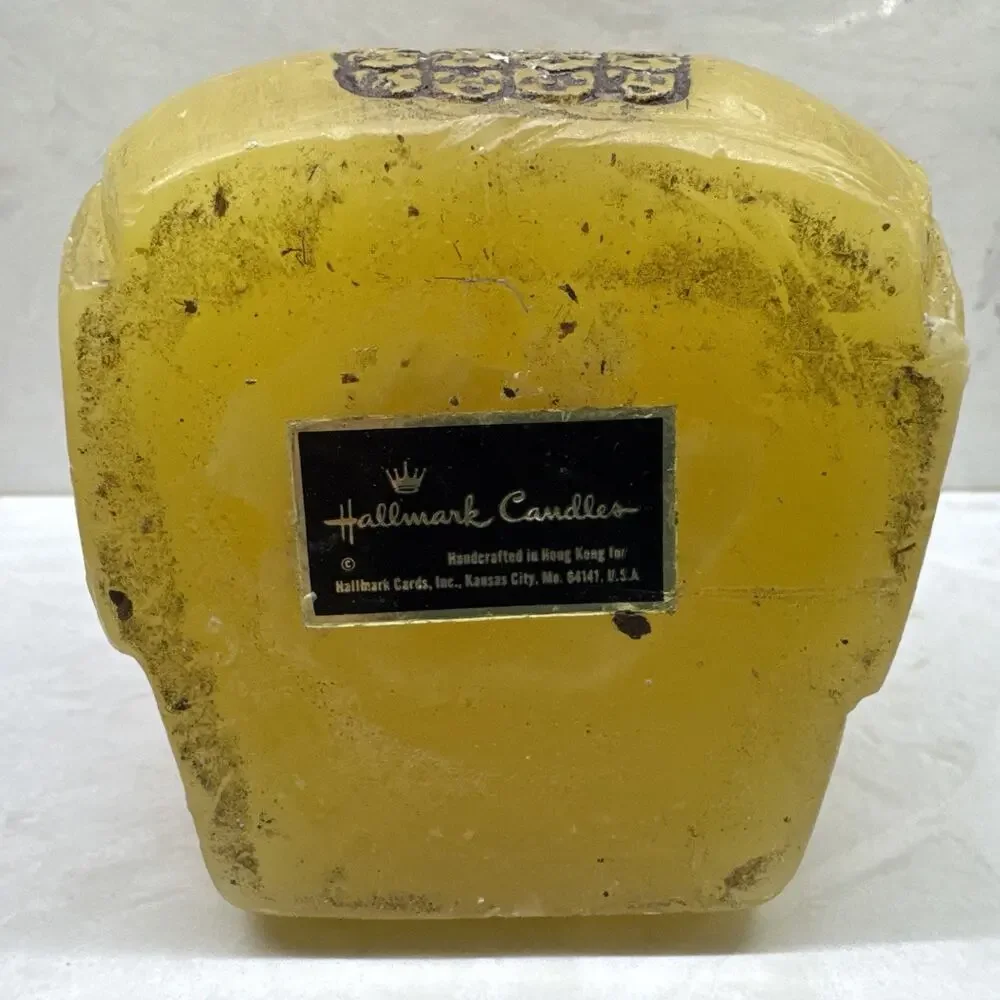 Vintage 1969 Hallmark Wax Owl Candle 7.25